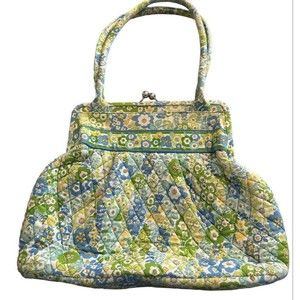 Vera Bradley Eloise English Meadow Floral Shoulder Tote Bag Purse Handbag
